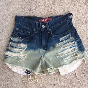 Ombré Levi Shorts
